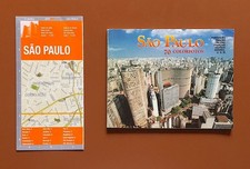 Map, Pictorial Guidebook for São Paulo, Brazil