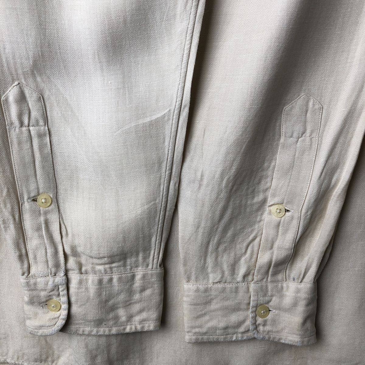 Vintage Ralph Lauren Golf Tilden long-sleeved linen button-down shirt men's ... thumbnail 9
