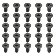 100 Pcs M3 x 8 mm Flat Countersunk Head Socket Cap Machine Screws Full Thread