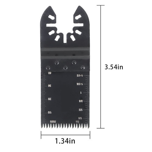 Kit de hojas de sierra de liberación rápida multiherramienta oscilante universal de metal madera 48 piezas - Imagen 4 de 12