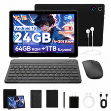 Urao Tablet PC HD RAM 24GB ROM 64GB 10 inch IPS Android 16 GMS 6000 mAh 5G WiFi