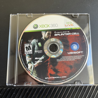 Tom Clancy's Splinter Cell: Conviction (Microsoft Xbox 360, 2010) Disc Only