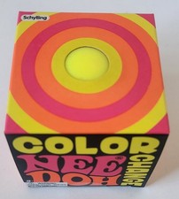 NeeDoh Yellow Color Change Fidget Toy by Schylling Sensory Stress Ball