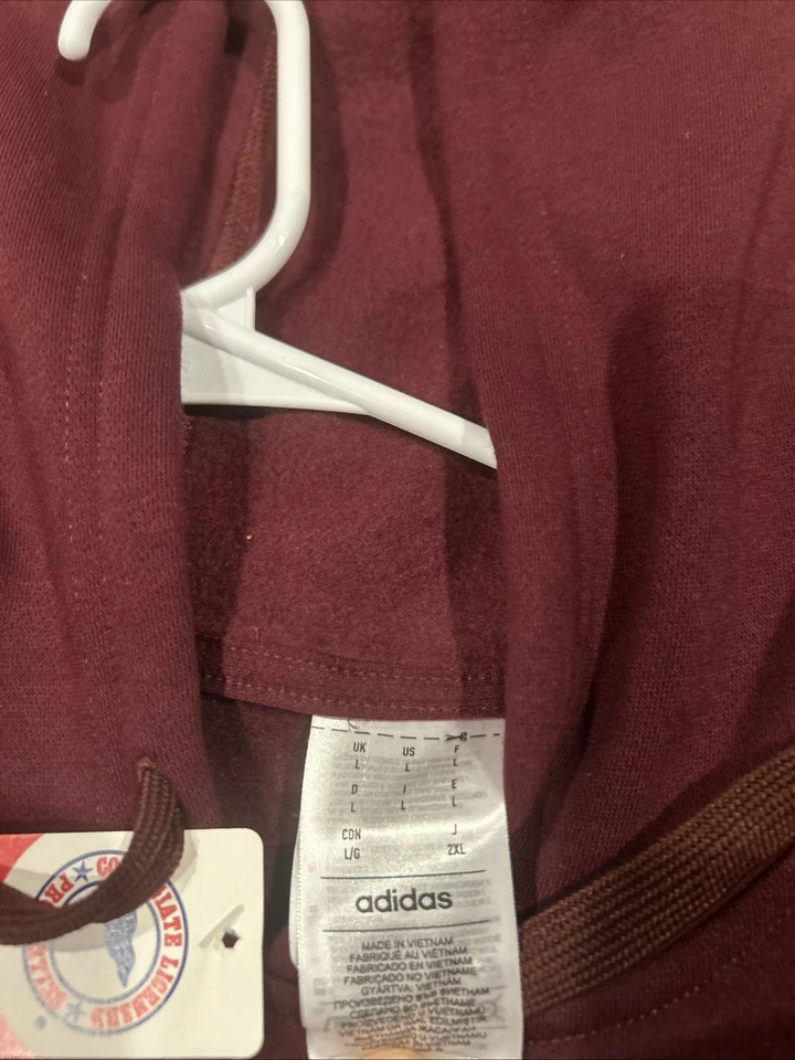 Adidas NCAA Arizona State Sun Devils Fleece Hoodie Sz L HZ7429 Men’s Outdoor - Image 3 of 4