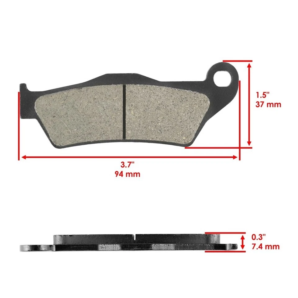 Front Rear Brake Pads for KTM 1190 Adventure / Adventure R 2013-2016 Foto 2 de 4