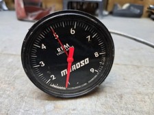 Vintage Jones Moroso Tachometer Wcable Gm Ford Mopar 9k