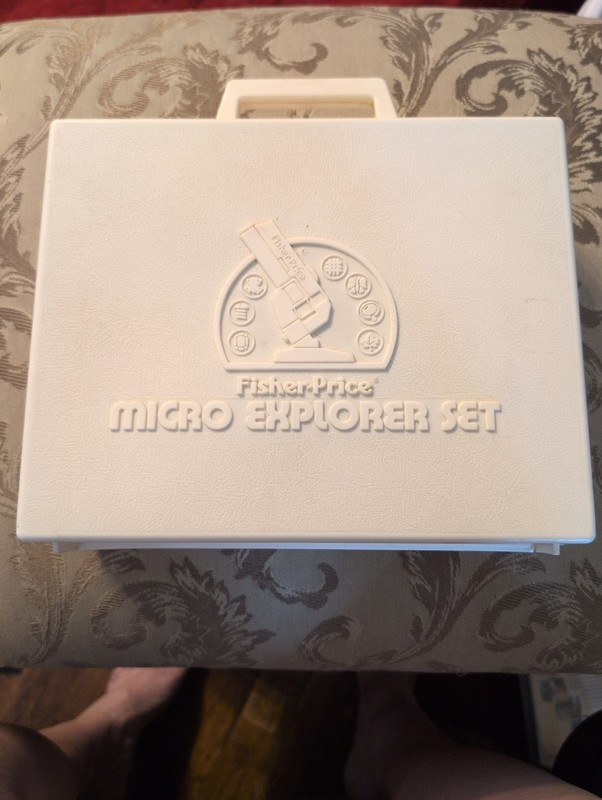 Fisher-Price Micro Explorer Set Vintage Tasco 30X Microscope Case Slides