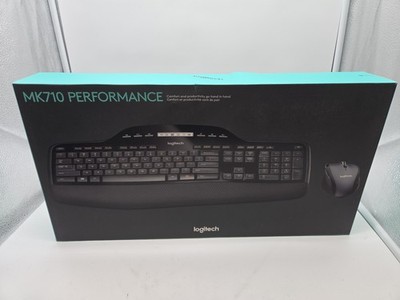 Logitech MK710 Performance Wireless Keyboard and Mouse Combo Black K710 M705