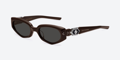 Gentle Monster Ruvy Van BR3 Sunglasses Brown/Black With Case New