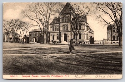 Buildings on Campus Brown University Providence Rhode Island RI 1909 Postcard