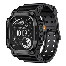 For Apple Watch Ultra 3/2/1 49mm Silicone+Met...