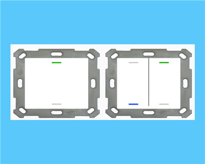MDT Taster Light 55 KNX Taster Reinweiß glänzend MDT Taster Smart 55