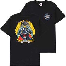 SANTA CRUZ  NATAS SCREAMING PANTHER  Men's S/S T-Shirt - Black - Medium - NWT