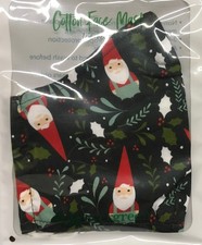 Gnome dark green Adult Face Mask