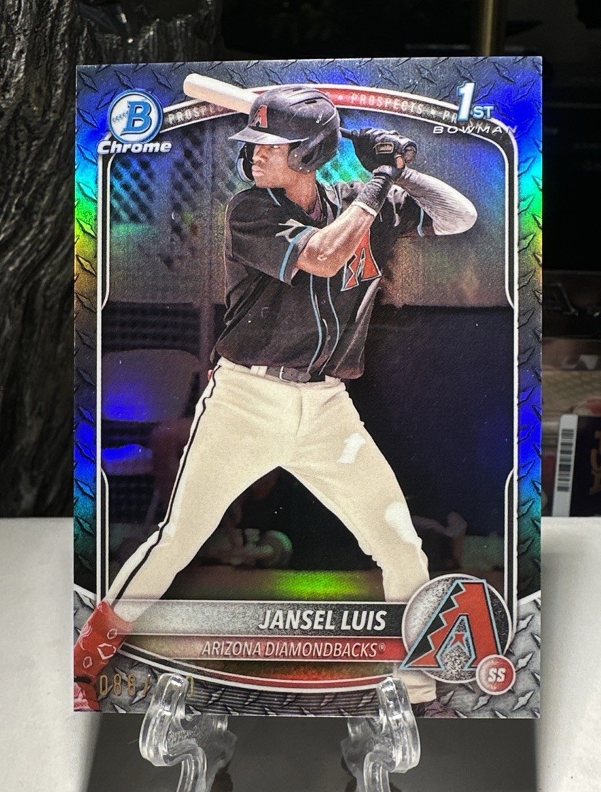 2025 Bowman - Chrome Prospects Jansel Luis #BCP-84 Steel Metal Refractor /100