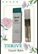 NEW Thrive Causemetics Liquid Balm Lip Treatment Filler -FULL SIZE 0.22 oz