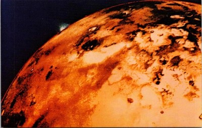 Erupting Volcano on Io NASA JPL Photograph Postcard
