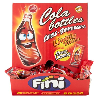 Fini Cola bottles Bubblegum 200 x 5 g
