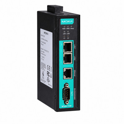 MOXA MGate 5109 1-Port Modbus RTU/ASCII/TCP-to-DNP3 Serial/TCP/UDP Gateways