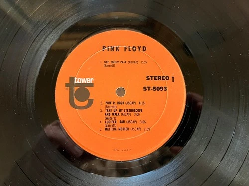 PINK FLOYD Piper At the Gates of Dawn TOWER ST-5093 orig 1967 VG+/VG++ no cover