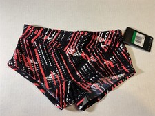 Nike Boys Shark Mod Brief Swimsuit Size 28 NESS7032-673 Racer Pink Competition