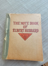 Antique The Notebook of Elbert Hubbard 1927 1st Edition Book The Roycrofters