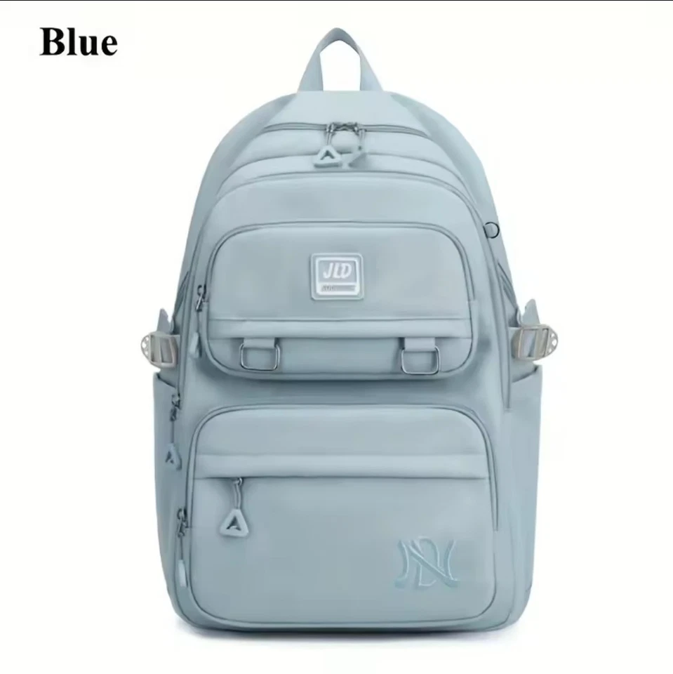 sac à dos Bleu femme Grande Capacité Pour École Et Voyage - Photo 1/4