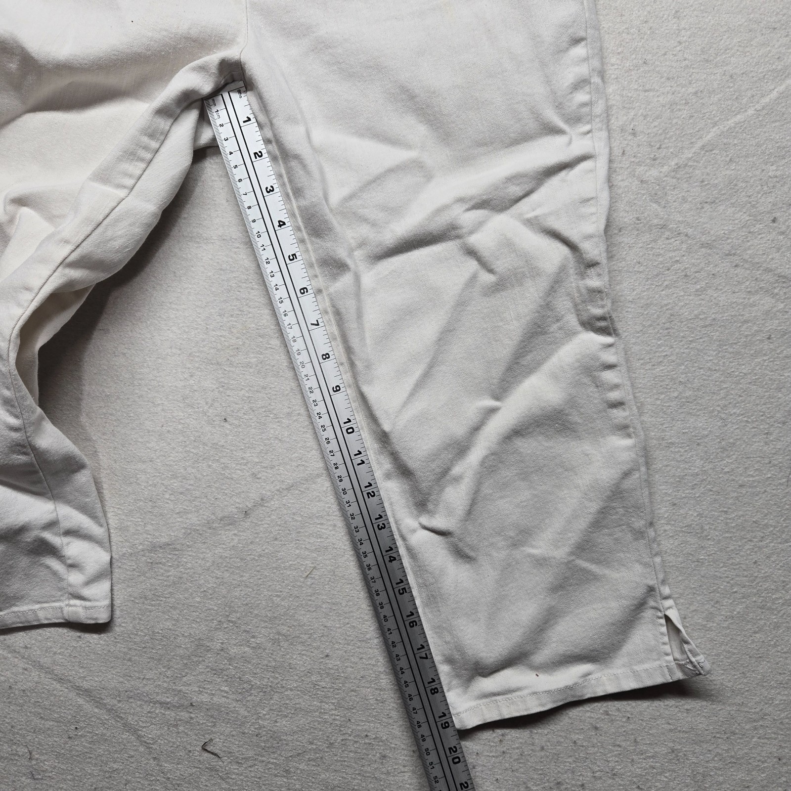 Ruby Rd. Favorites Solid White Pants Stretch Wais… - image 6