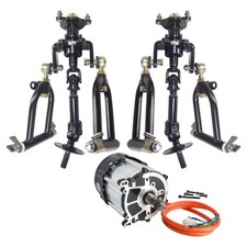 Front Half Shaft Axle Kit Suspension Tie Rod Ends for ATV Go Kart Quad 1500W