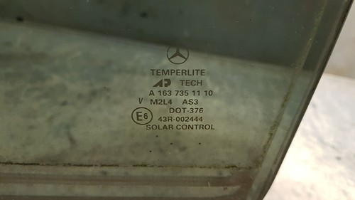 Türscheibe Seitenscheibe Dunkel Getönt Tür Hinten Links Mercedes-benz 163 ML 270 - Bild 3 von 5