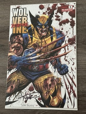 Wolverine Revenge Red Band #5 Exclusive Issue Signed Tyler Kirkham w/COA 2025 NM
