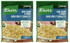 Knorr Sidekicks Kwaśna śmietana i szczypiorek Przystawka do makaronu, 120g (2 opakowania)