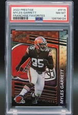 2022 Prestige Myles Garrett “Franchise Favorites” – PSA 8 NM‑MT – Cleveland