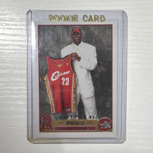 Topps 2003-04 LeBron James Rookie Draft Pick #221 Cleveland Cavaliers