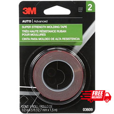 3m Automotive Super Strength Molding Tape Double-sided Adhesive 12 X 5 Ft 1 3m Automotive Super Strength Molding Tape Double-sided Adhesive 12 X 5 Ft 1