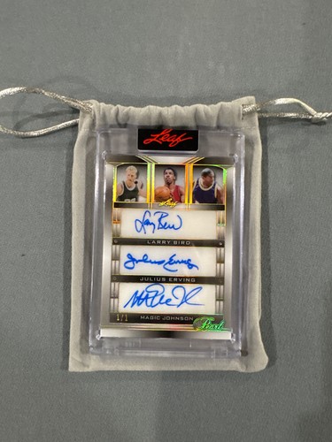 2025 Leaf Pearl Bird, Erving, Johnson 1/1