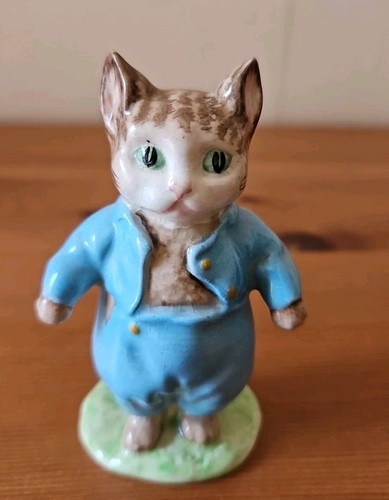 Beswick Beatrix Potters Figur "Tom Kitten". Gold Bodenstempel