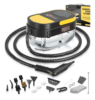 #ad Gautye Steam Cleaner Home Grout Tile Car Portable Steamer 15pc Accessories NIB $51.95