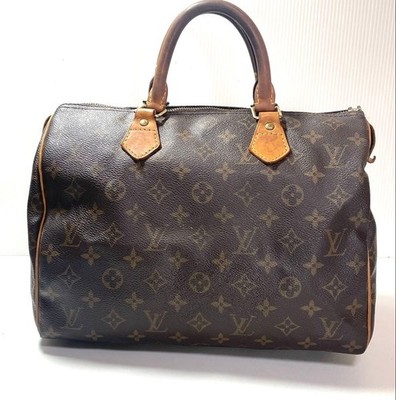 Louis Vuitton Monogram Speedy 30 Hand Bag M41526 #TH1010 Auth Used
