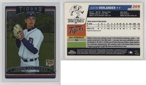 2006 Topps Chrome Justin Verlander #309