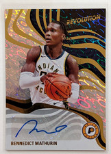 2024-25 Panini Revolution Signatures Bennedict Mathurin #RS-BND Auto Autograph
