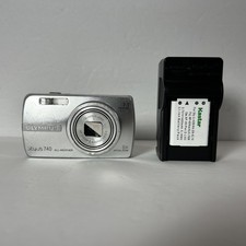 Olympus Stylus 740 Camera 7.1 MP Zoom Tested Works New Battery/charger Read