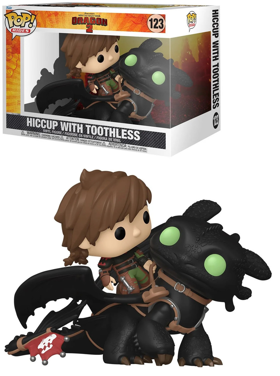 Figurine Dragons Harold et Krokmou n123 pour décorer une chambre de geek