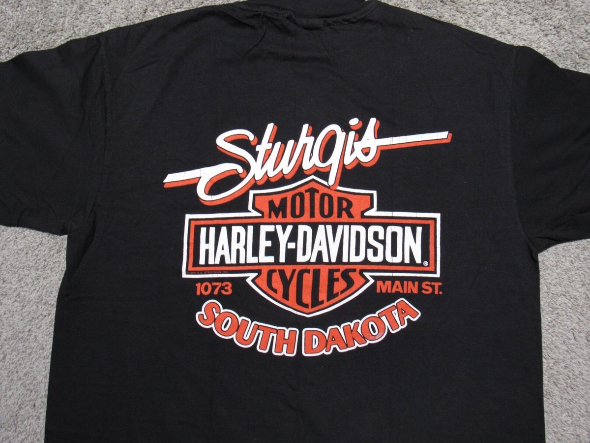 Vtg 1990 HARLEY DAVIDSON Sturgis 50th Anniversary T-SHIRT