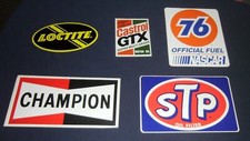 Lot Of 5 Auto Racing Product Stickers