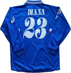 Shirt-Match-Worn-Sampdoria-football-Diana-Asics-erg-2003-2004-Shirt-Jersey-XL
