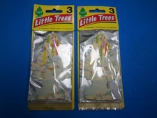 Celebrate Scented Little Trees Hanging Car Air Fresheners 3pk New  Sealed QTY6