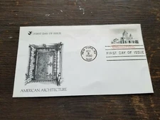 1980 First Day Of Issue Envelope And Stamp American Architecture New York