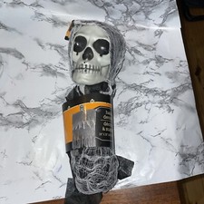 Creepy Halloween Decoration Hanging Skeleton 24  X 30  