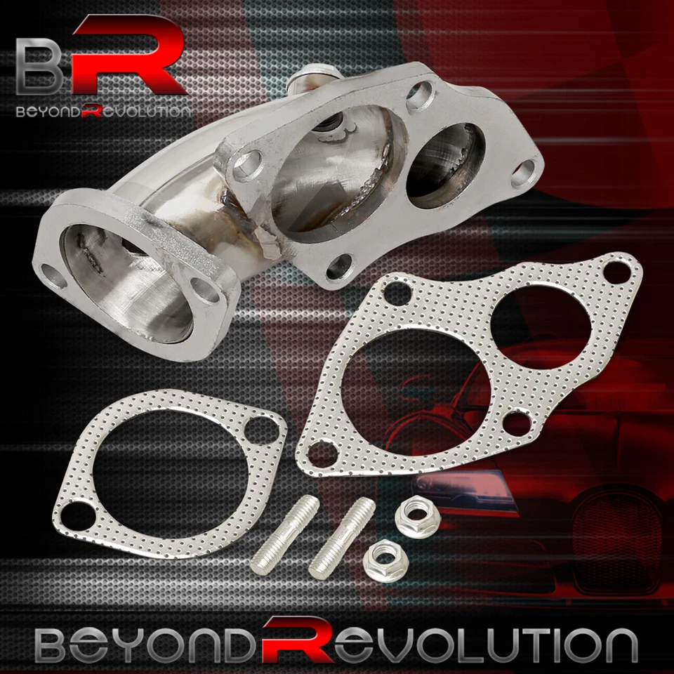 For 1992-1996 Lancer EVO 1 2 3 4G63T Stainless Steel TD05 Turbo Elbow Pipe - Image 3 of 3